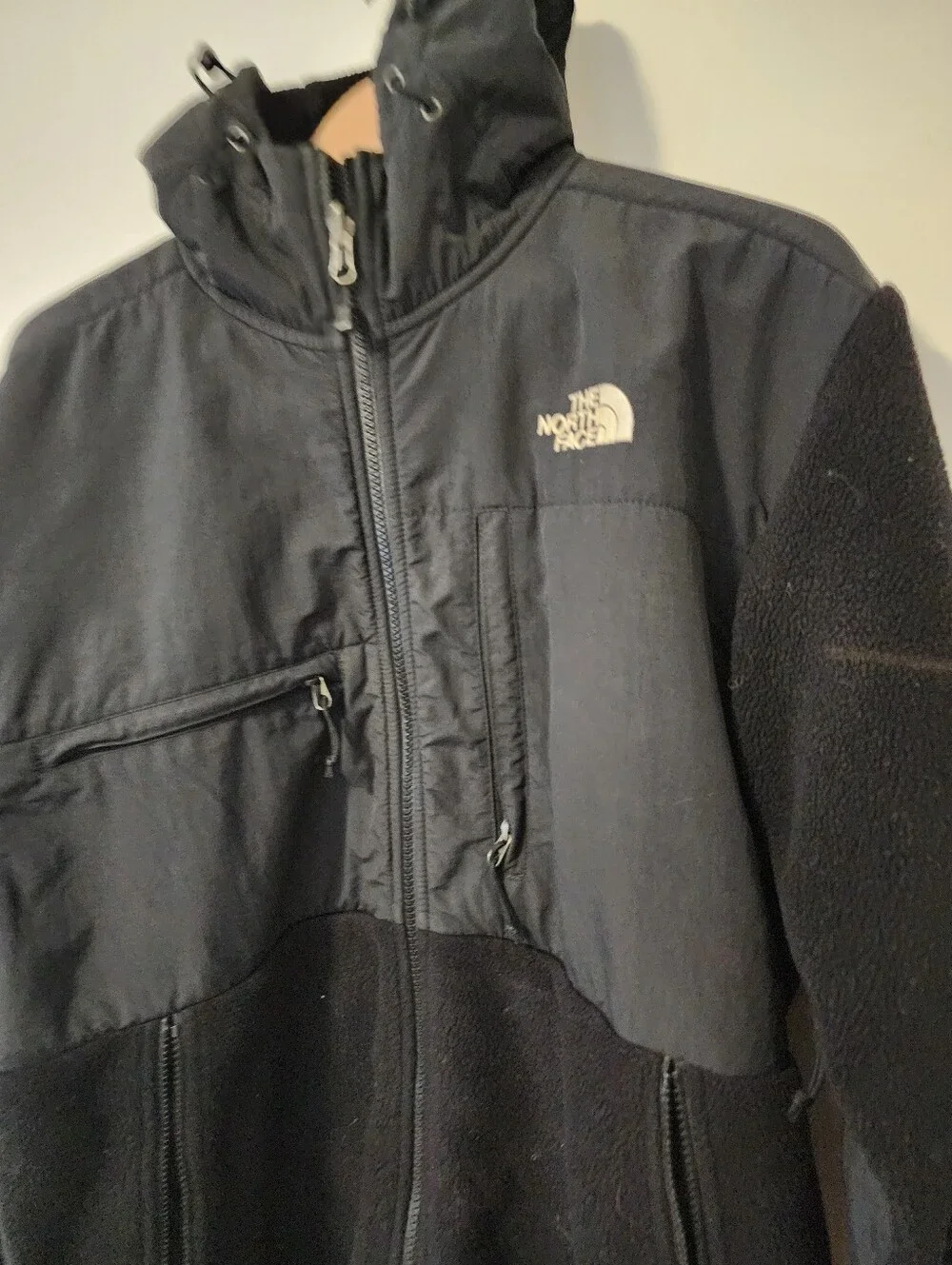 The North Face Black Hybrid Fleece Jacket with Hood